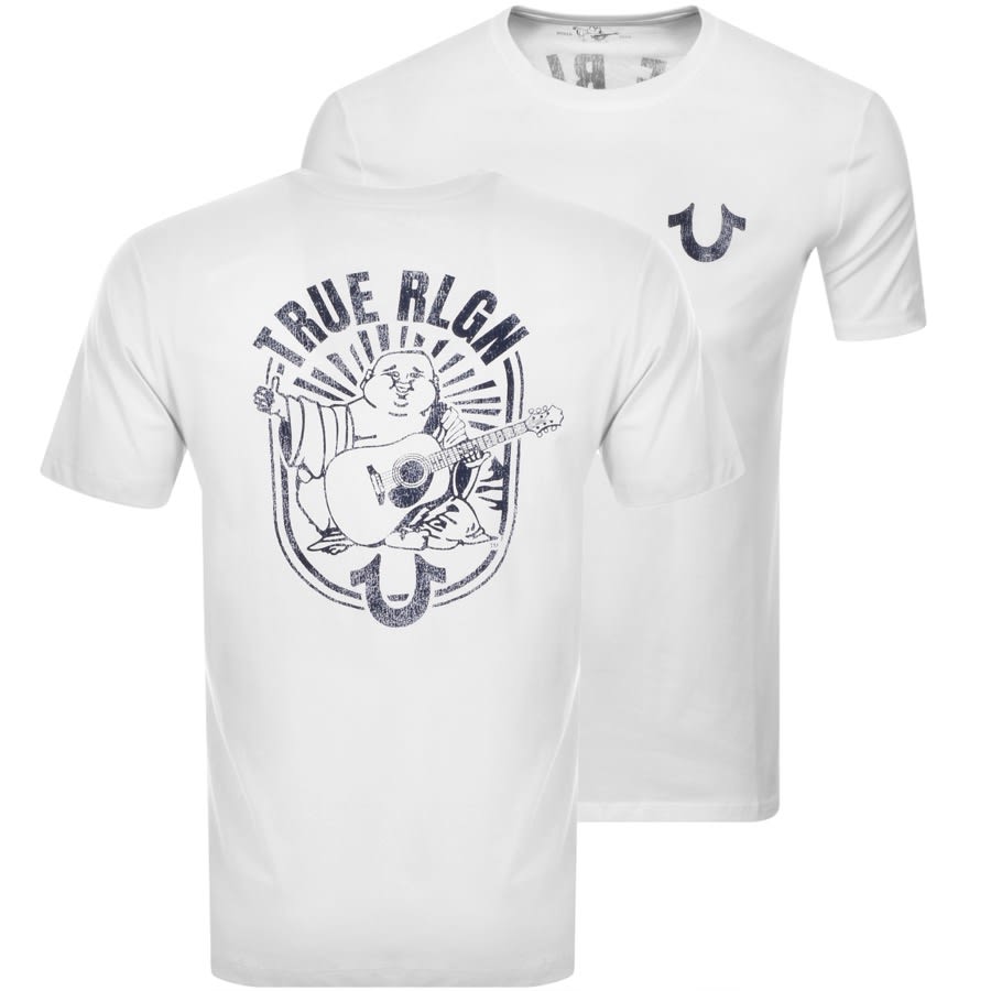 Alternative Image for ProductTrue Religion Logo T Shirt White1